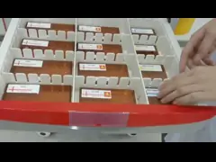 Вагонетка с ящиками, мешок роскошной тележки медицины ABS оборудования больницы медицинская архива (ALS-MT135) video