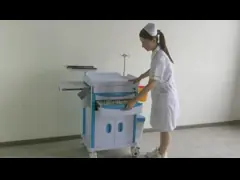 Вагонетка больницы тележки показателя вагонетки держателя медицинской истории ABS с 40 полками (ALS-MT111) video