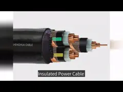 Профессиональный изолированный XLPE цвет природы изоляции высоковольтного кабеля силового кабеля video