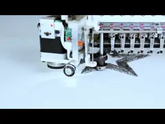 Быстрый ход игл CE 12 швейной машины вышивки цифров сумки video