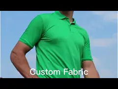 Изготовленная на заказ людей полиэстера хлопка логотипа дизайна печати или вышивки рубашки поло рубашка поло дела гольфа высококачественных video