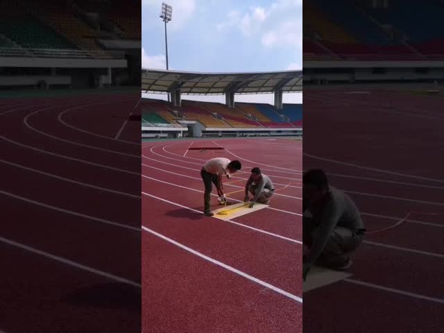 No Fading Race Track Flooring Environmental Protection
