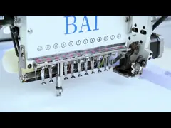 Машина компьютеризированная ботинком Sequin вышивки 1200rpm 500mm video