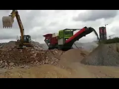 станция дробилки 200t/H 630mm питаясь мобильная портативный задавливая завод video