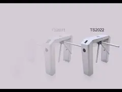 Полуавтоматные турникеты треноги нержавеющей стали с читателем регулятора/РФИД video