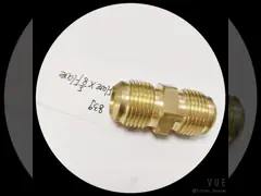 1/2 Inch Flare X 1/2 Inch Flare Brass Pipe Fitting Half Union video