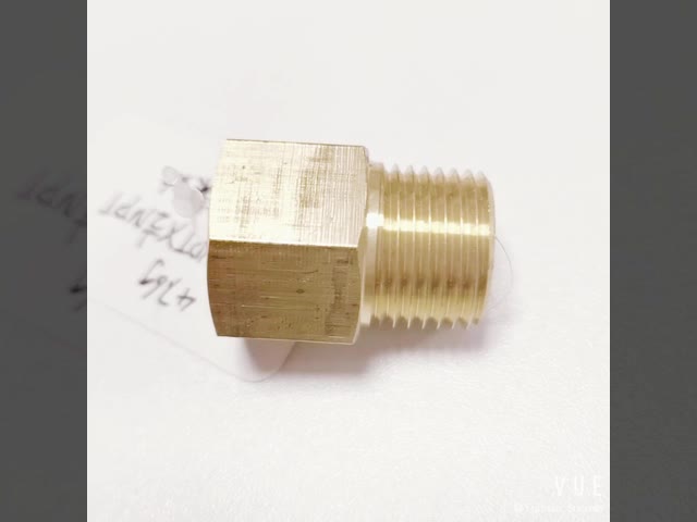 1/2 NPT Male Thread * 1/2 Female NPT Brass Pipe Adapter Tank Adpter Reducing Nipple video