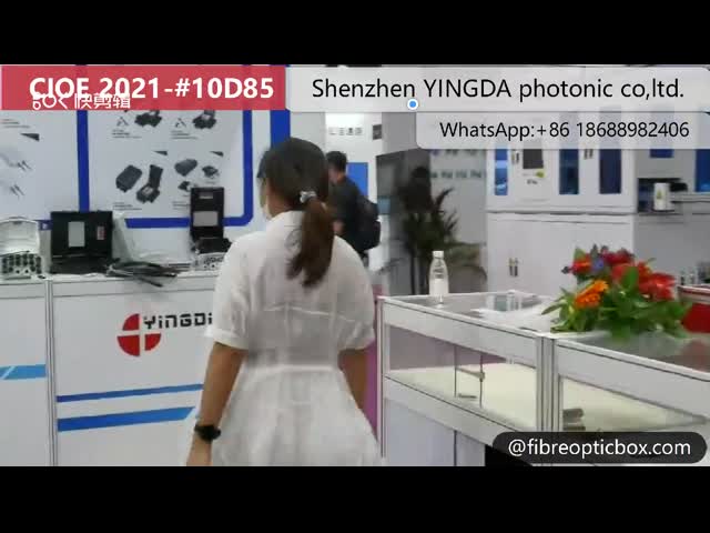 Поляк & стена установили порты коробки распределения 24 оптического волокна с Сплиттер ИП65 ПЛК 1кс16 видео