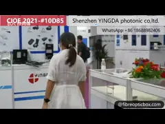 Поляк & стена установили порты коробки распределения 24 оптического волокна с Сплиттер ИП65 ПЛК 1кс16 video