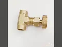 выкованные женщина игольчатого клапана давления 1/2» NPT латунная высокая и женское video