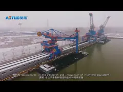 Выгружатель корабля кусковых материалов мобильный отсутствие высокой эффективности загрязнения пыли video