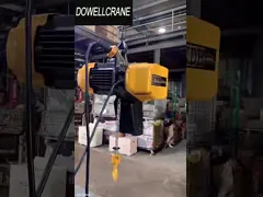 Система шкива 1000 KG небольшая электрическая, таль с цепью высокой эффективности поднимаясь video