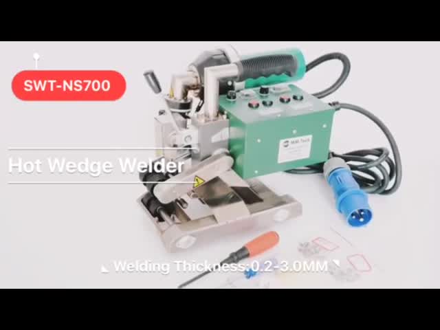 ホットエアタイプ SWT-NS700 地膜溶接機 2800W PVC PP PE 池のラインナーのために
