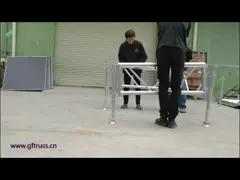 Соберите рамку мобильного этапа стекла этапа бассейна свадьбы акрилового алюминиевую video