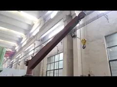 1.3t кран заграждения ручной Slewing крана груза 2.7m фиксированный video