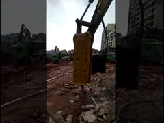 Молоток 4T Джек экскаватора Crawler NTK680 68mm 7 тонн для Kubota U50 U55 video