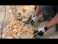 ANSI обслуживания и ремонта корабля выравнивает нитрил 5 анти- вибрация отрезала устойчивые перчатки video