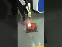 Ржавчина лазера Herolaser извлекает перевозчика удаления оборудования машины очищая video