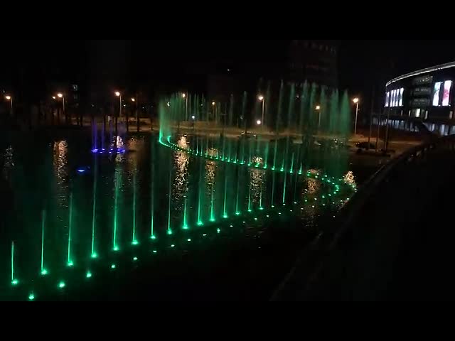 Латунным большим смешанные воздухом разбрызгивающие головки фонтана инжекторной трубки фонтана трубы видео