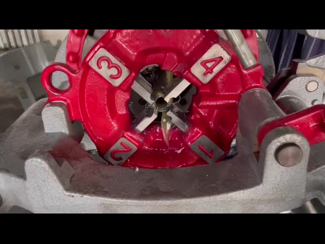 Облегченная мини труба продевая нитку машину Ridgid труба Threader 1 дюйма видео