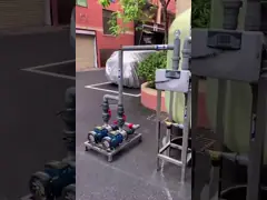 водоочистка отбросов производства завода RO этапа 5m3/H 2 исправила одобренный CE ISO9001 video