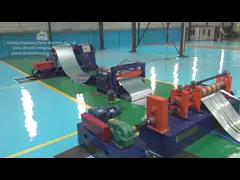 катушка 55kw разрезая линию, холодную стальную машину катушки разрезая video