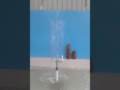 1,5 латунный бассейн фонтана Kроме используя спринклер воды сопла фонтана сада вращая video