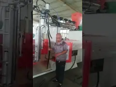 Пневматическая труба PE 70kg/H делая машиной 600 ПК в час для машины мытья video