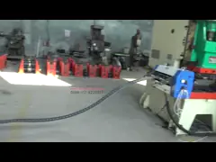 машина крена толщины 15kw 100m/Min 3mm пробивая video