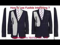 PA Double Dot Vicose 140gsm Knitted Interlining