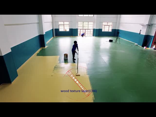 SPU 8mm крася справляясь всепогодная на открытом воздухе синтетическая баскетбольная площадка