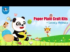 Handmade наборы ремесла бумажной тарелки пены игрушки СТЕРЖНЯ Giftbox 10 животных для малышей video