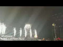 Sparkular большое BT01 установило машину 6 фейерверков бенгальского огня пламени управлением хозяина блоков холодную video