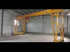 Light Structure Mobile Double Girder Truss Gantry Crane 300 Ton With Electric Trolley