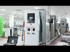 Заряжатель стойки коммерчески быстрый EV пола Dc CE CCS/CHAdeMO/AC video