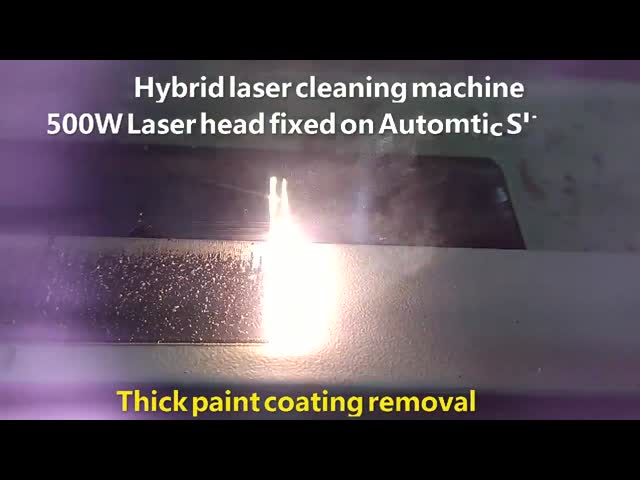 удаление ржавчины Lazer CE Handheld оружия лазера 1000W более чистого высокое эффективное видео