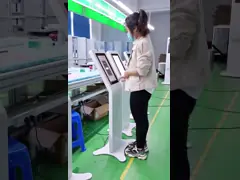 15.6-inch 10-point capacitive touch screen floor-standing Android kiosk