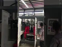 Мягкая машина прессформы дуновения станции двойника игрушки 3PH бассейна LDPE video