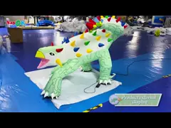 Inflatable Christmas Dinosaur 1.8x1.2mH Inflatable Ankylosaurus Cartoon Model For Advertising