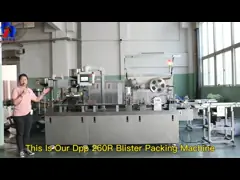 Быстрый ход машины упаковки волдыря медицинский для трудного мягкого планшета таблетки капсулы video