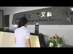 терминал распознавания лиц экрана RAM 16GB EMMC 8Inch IPS процессора 1GB Двойн-ядра video