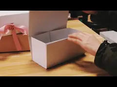 Повторно использованные коробки одеяния упаковывая/таможня напечатали рифленые коробки video