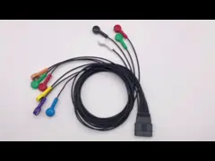 Кабель TPU 1.2m Holter ECG 10 руководств для Schiller MT-200 MT-101 video