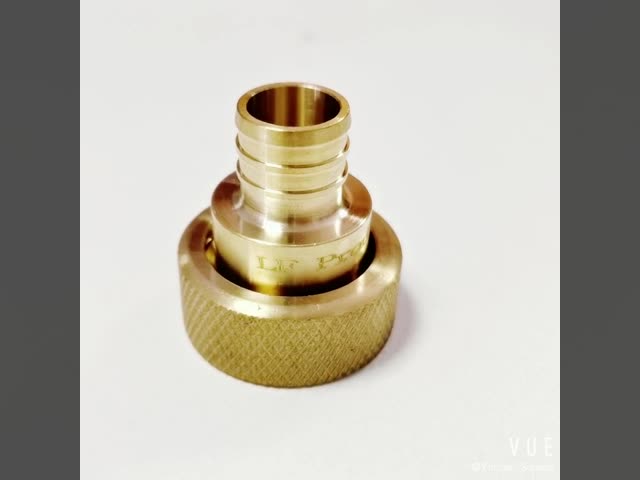 Male thread Lead Free Brass Fitting For Pipe Using CNC