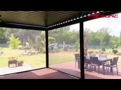 Extruded Garden Building Waterproof Pergola Easily Assembled video