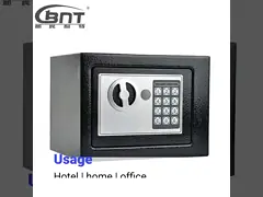 Коробка портативного хранилища мини безопасная с электронной гостиницой замка предпочитала безопасное video