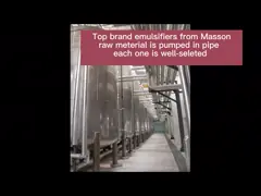 Пальмовое масло основало моностеарат 50% эмульсора геля сливк торта Improver хлеба Glyceryl video