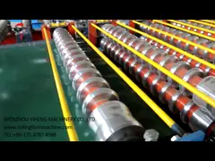 Холодный крен железного каркаса формируя слой машины 10m/min двойной video