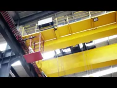 Прогона надземного мостового крана 25 тонн кран промышленного двойного надземный video