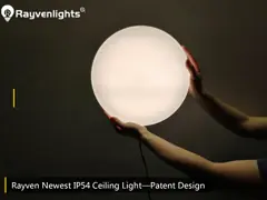 Пластиковый шарик потолочных освещений держателя поверхности СИД ватта 12v крышки 18 круговой video